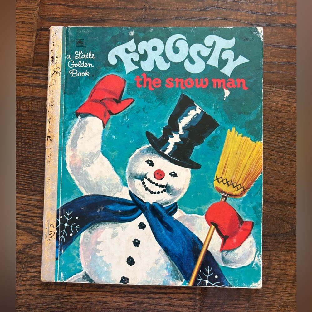 Frosty the Snowman Little Golden Book Vintage 1950